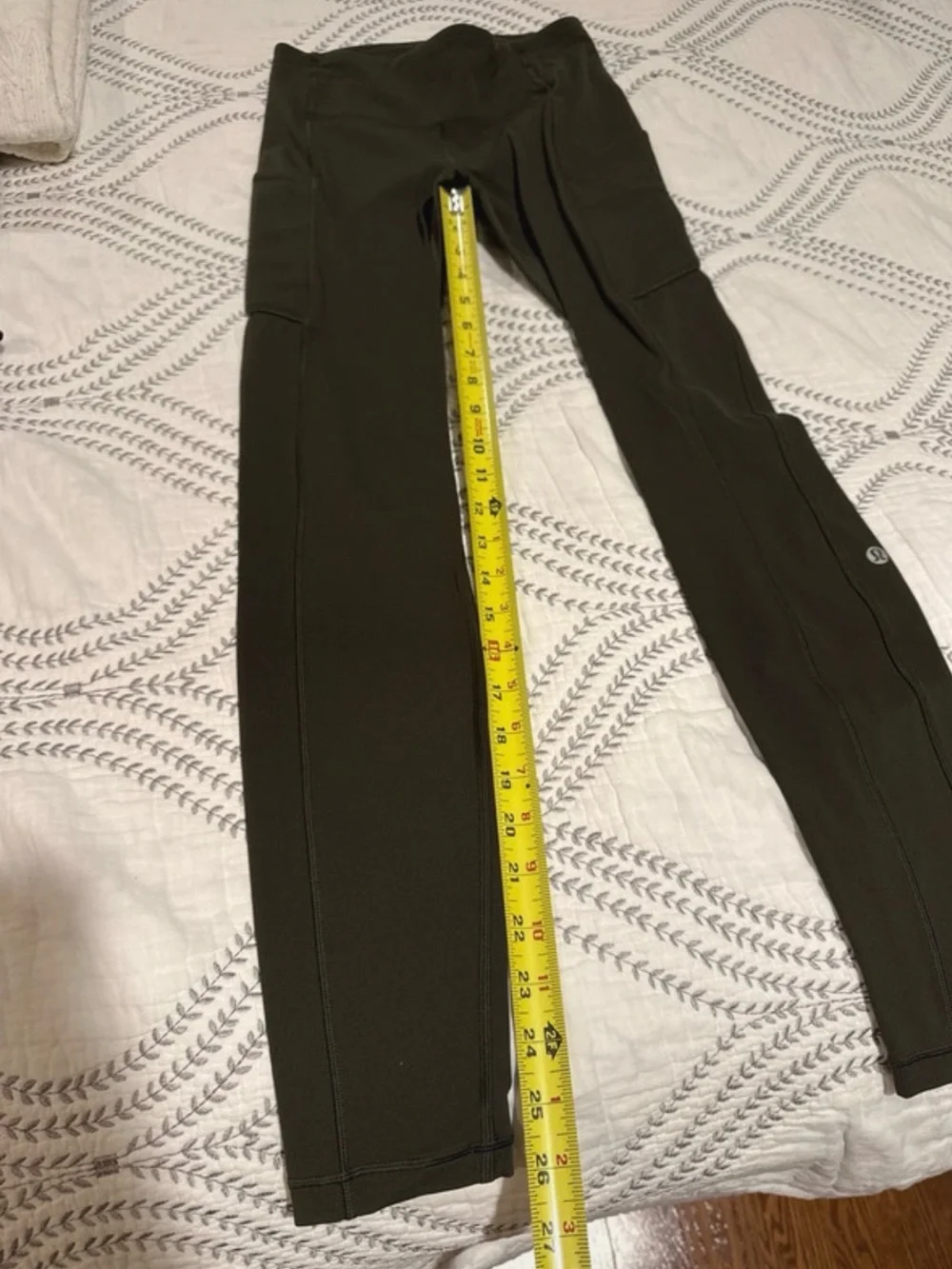 lululemon athletica Olive Green Performance Leggings